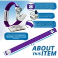 thumbnail image 6 of Sport Medical Alert Bracelet for Men & Women – Customizable, Personalized Engraving with Emergency Identification Card, Complimentary Access to PHR (Personal Health Record) – Purple, 6 of 9