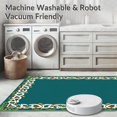 thumbnail image 5 of ODIKA 8'x10' Machine Washable Non-Slip Area Rug, Merry Twist Hearth Adornment High Traffic Rug, White, 613251, 5 of 5