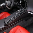 thumbnail image 2 of TINKI Real Carbon Fiber Center Control Side Trim Compatible with Chevrolet Corvette C8 2020-2023, Center Console Passenger Side Decorative Strip Cover, 2 of 15