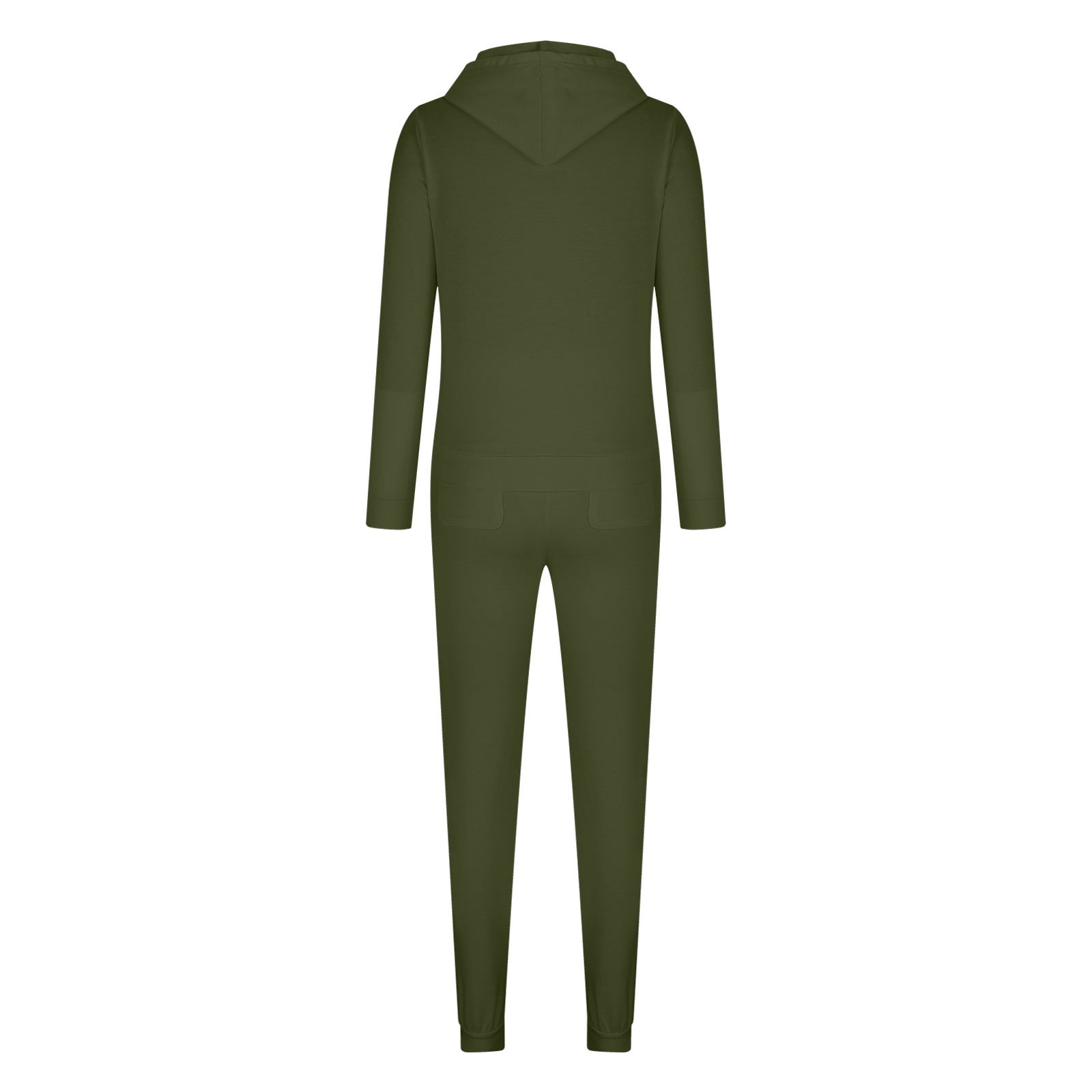 Plus Size Two Piece Sets for Women M-5X Joggers Sweatsuits with Hoodie Pockets Zip-Up Long Sleeve Jackets Slim Pants Solid Tracksuits Outfits
