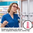 thumbnail image 4 of Estante para gafas de sol Injueey Plástico 4 capas Rojo, 4 of 6