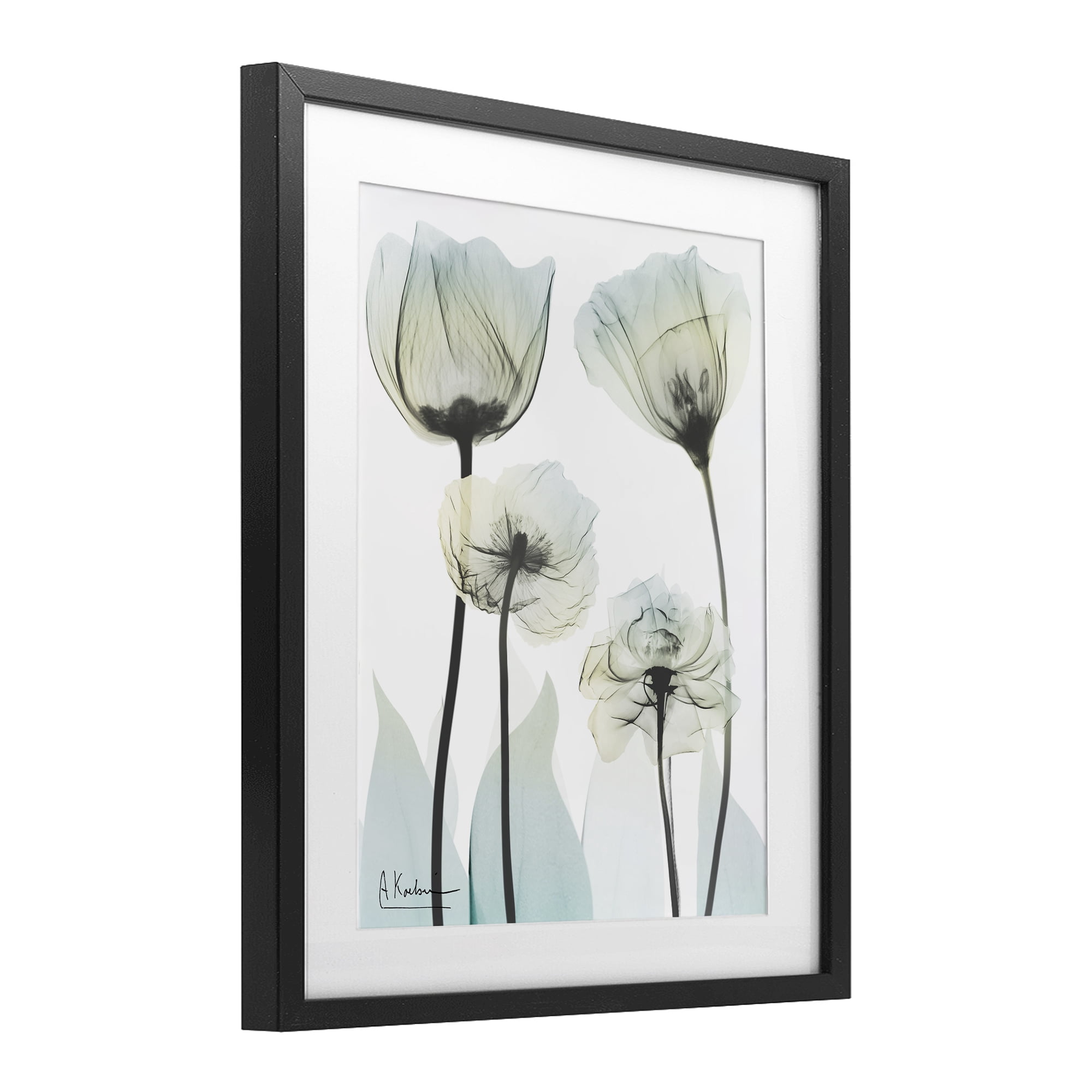 Stupell Industries Floral Luxury Of Creation Black Framed Print Under Glass, design by Albert Koetsier