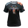 thumbnail image 5 of idosla 250 Anniversary USA Shirt Women's Short Sleeve T-Shirt Patriotic American Flag Eagle Tops 1776-2026 Tshirt Gifts (Brick Red, 3XL), 5 of 7