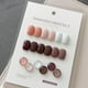 thumbnail image 3 of Set de esmaltes de uñas GAOY Mauve Gel Coffee Color 6.5 ml (x6), 3 of 6