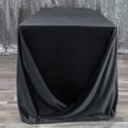 thumbnail image 4 of Your Chair Covers - 90 x 132 Inch Rectangular Velvet Tablecloth Black, 4 of 5