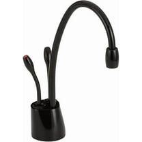 InSinkErator Indulge F-HC1100 Contemporary Instant Hot and Cold Faucet in Gloss Black - 44252G