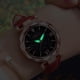 thumbnail image 5 of Reloj de cuarzo para mujer, unisex, con estrellas, punta pequeña, correa esmerilada y escala romana. Reloj de cuarzo., 5 of 5