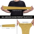 thumbnail image 3 of Yiaed Gold Shiny Print Arm Sleeves,Cooling UV Sun Protection Sports Compression for Men/Women, 3 of 6