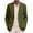 #1Army Green, variant on Chap Mens Single Button Linen Blazer Notched Lapel with Pockets Casual Business Jacket