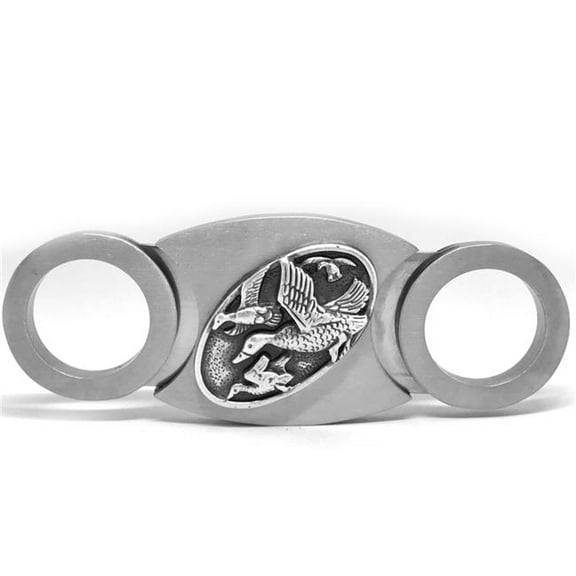 Self-Sharpening Double Guillotine Cigar Cutter – (Duck Hunting)