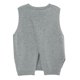 thumbnail image 1 of Jumpingount Primavera otoño mujer chaleco tejido portátil lavable Color sólido elegante moda térmica niñas sin mangas suéter ropa Prendas para la parte del cuerpo Gris XXL Jumpingount AP013743-04, 1 of 6
