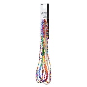 Cousin DIY 5-Strand Rainbow Seed Bead and Rondelle Necklace, 35 in, Adult Unisex