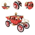 thumbnail image 6 of QSTDGVPW Vintage Carriage Model Collectible Display Novelty Craftsmanship Bookshelf Decor Red, 6 of 9