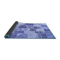 thumbnail image 2 of Ahgly Company Indoor Round Patchwork Blue Transitional Area Rugs, 4' Round, 2 of 4