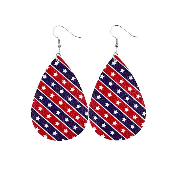 Pendientes para mujer, regalos para mujer, pendientes de moda para el Día de la Independencia, pendientes para mujer, accesorios de joyería, regalos, pendientes, pendientes
