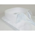 thumbnail image 3 of Mens CEREMONIA Formal Shirt Hidden Button 100% Cotton Slim Fit #9010 13 White, 3 of 5