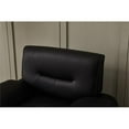 thumbnail image 4 of Kingway Furniture Lilian Faux Leather Livingroom Chair in Black, 4 of 7