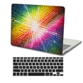 thumbnail image 4 of KSK KAISHEK Compatible with New MacBook Air 13" Case 2018/2019/2020/2021/2022 Rel. Model A2337 m1 A2179 A1932, Plastic Hard Protective Shell Case Cover + Black Keyboard Cover, Purple series 0159, 4 of 5