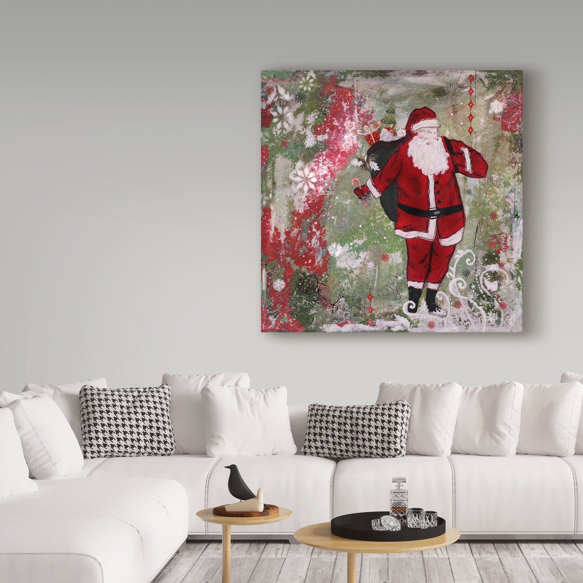 Trademark Fine Art 'Making Spirits Bright' Canvas Art by Janelle Nichol