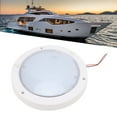 thumbnail image 1 of LED Panel Light With Switch Solar Energy System Bright 300lm Marine Lighting for RV Boat Ship Kitchen Cabinet 12V ABS Round Downlight, 1 of 7