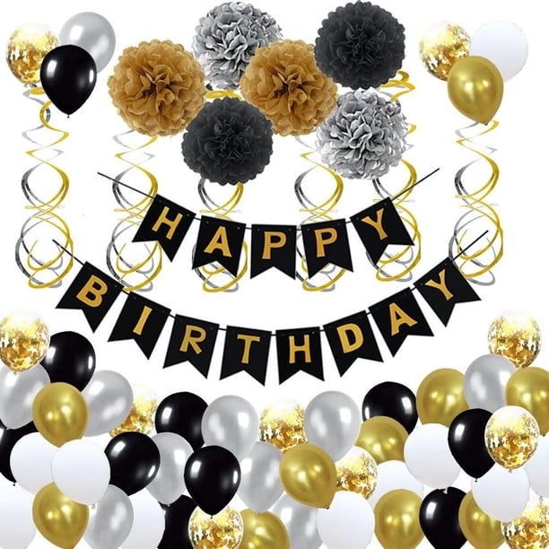Kit de globos de cumpleaños, 71 unidades, globos de látex
