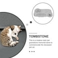 thumbnail image 2 of MasteelfCA Plaque Commémorative pour Animal de Compagnie Pierre Commémorative pour Chat d'Extérieur Joli Design de Chaton Décoration en Pierre pour Animal de Compagnie, 2 of 7