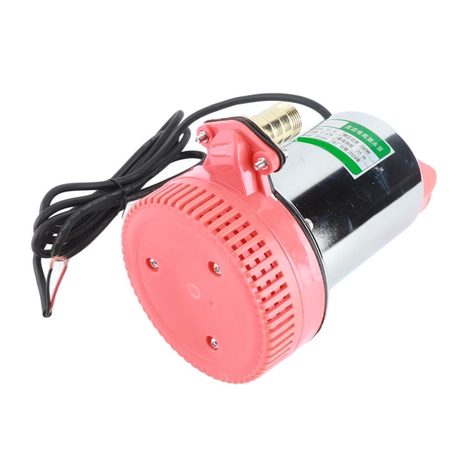 Bomba de Sumidero, DC 12V 280W MOTOR DE COBRE 20M ELEBIÓN Bomba de Agua Sucia 25 mm Calibre de Salida Fácil de Instalar Bomba de Agua Sumergible para Jardín, Pozo Profundo