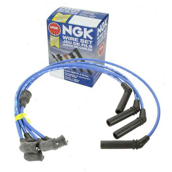 NGK Spark Plug Wire Set compatible with Mitsubishi Mighty Max 2.4L L4 1990-1996