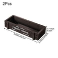 thumbnail image 2 of 2PCS Wood Planter Box Succulent Planter Decorative Rectangular Garden Planter Plant Container Box Large Outdoor Garden Planters for Indoor and Outdoor, 2 of 7