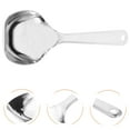 thumbnail image 5 of QUMONIN Stainless Steel Square Serving Spoon Basting Spoon Square Spoons Dinner Spoons Stainless Steel Korean Soup Spoon Dessert Spoons For Kitchen Dining, 5 of 9