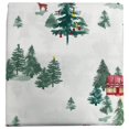 thumbnail image 3 of Cuddle Duds Flannel Sheet Set Christmas Trees & Barns Twin Bed Sheets, Bedding, 3 of 3