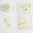 thumbnail image 4 of 50x Resin Daisy Flat Back Cabochon Making Craft Button, 4 of 6
