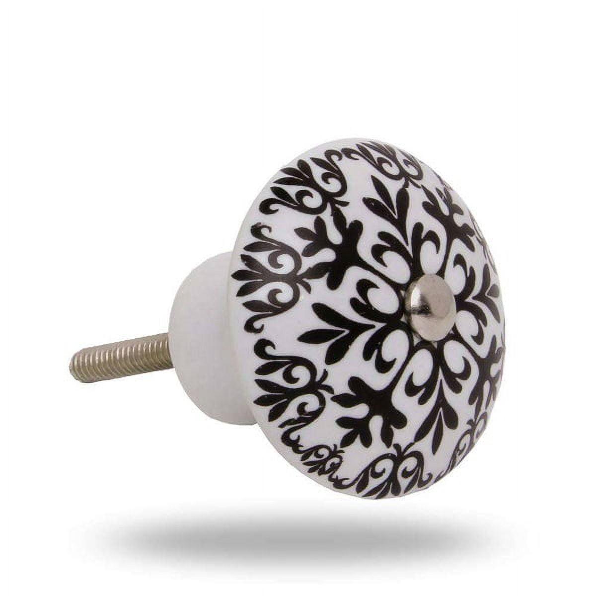 Set of Six Ceramic Morocco Cabinet Knobs by Trinca-Ferro