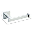 thumbnail image 2 of DAX Roma Toilet Paper Holder Brush Nickel, 2 of 4