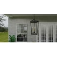 thumbnail image 4 of Quoizel Hull 3-Light Matte Black Outdoor Hanging Lantern, 4 of 7
