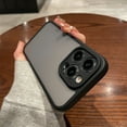 thumbnail image 4 of Nalacover for iPhone 11 Pro Matte Frosted Translucent Case, Military Grade Shockproof Lens Protection Cover, Hybrid Rugged PC + TPU Anti-Scratches Phone case for iPhone 11 Pro,Black, 4 of 10