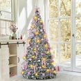 thumbnail image 3 of 6 Ft Pops Up Christmas Tree with Lights: Pre-lit Collapsible Tree for Home Decor, 3 of 7