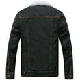 thumbnail image 5 of LZLER Fleece Jean Jacket for Men Heavyweight Winter Sherpa Denim Jacket, 5 of 6