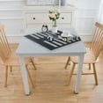 thumbnail image 3 of BANET Tablecloth Square Classic Stripe Blue White Grey Pattern Table Cloth Outdoor Waterproof Tablecloths for Party Picnic Indoor Table Cover for Dining/Kitchen Home Decoration White, 3 of 7