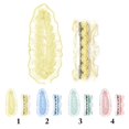 thumbnail image 2 of 2PCS Dentelle Cheveux Clip Mode Volant Snap Cheveux Clip Cheveux Barrette pour les Femmes Fille, 2 of 10