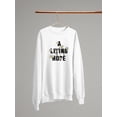 thumbnail image 3 of A Living Hope Daisies Sweatshirt Women -Image by Shutterstock, Female Large, 3 of 4