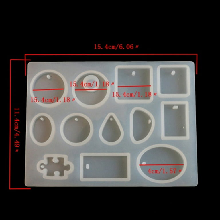 219Pcs Resin Kit Silicone and Epoxy Resin Supplies Include Dried
