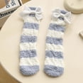thumbnail image 1 of Womens Fuzzy Socks Cozy Winter Warm Soft Cute Bowknot Fuzzy Home Slipper Socks, 1 of 3