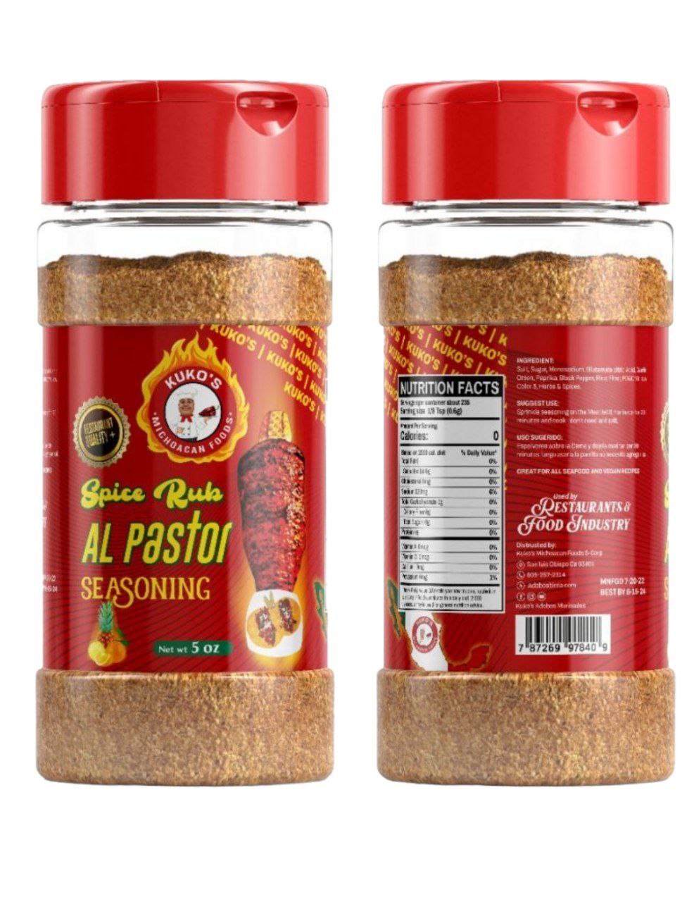 Al Pastor spice seasoning rub BBQ grilling authentic Mexican flavors
