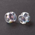thumbnail image 3 of Glass Bead Cone for Wind Chimes Making Campanula Medium L Clear AB 15x16mm Hole: 2.7mm Glass, 3 of 3