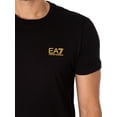 thumbnail image 4 of EA7 Chest Logo T-Shirt, Black, 4 of 5