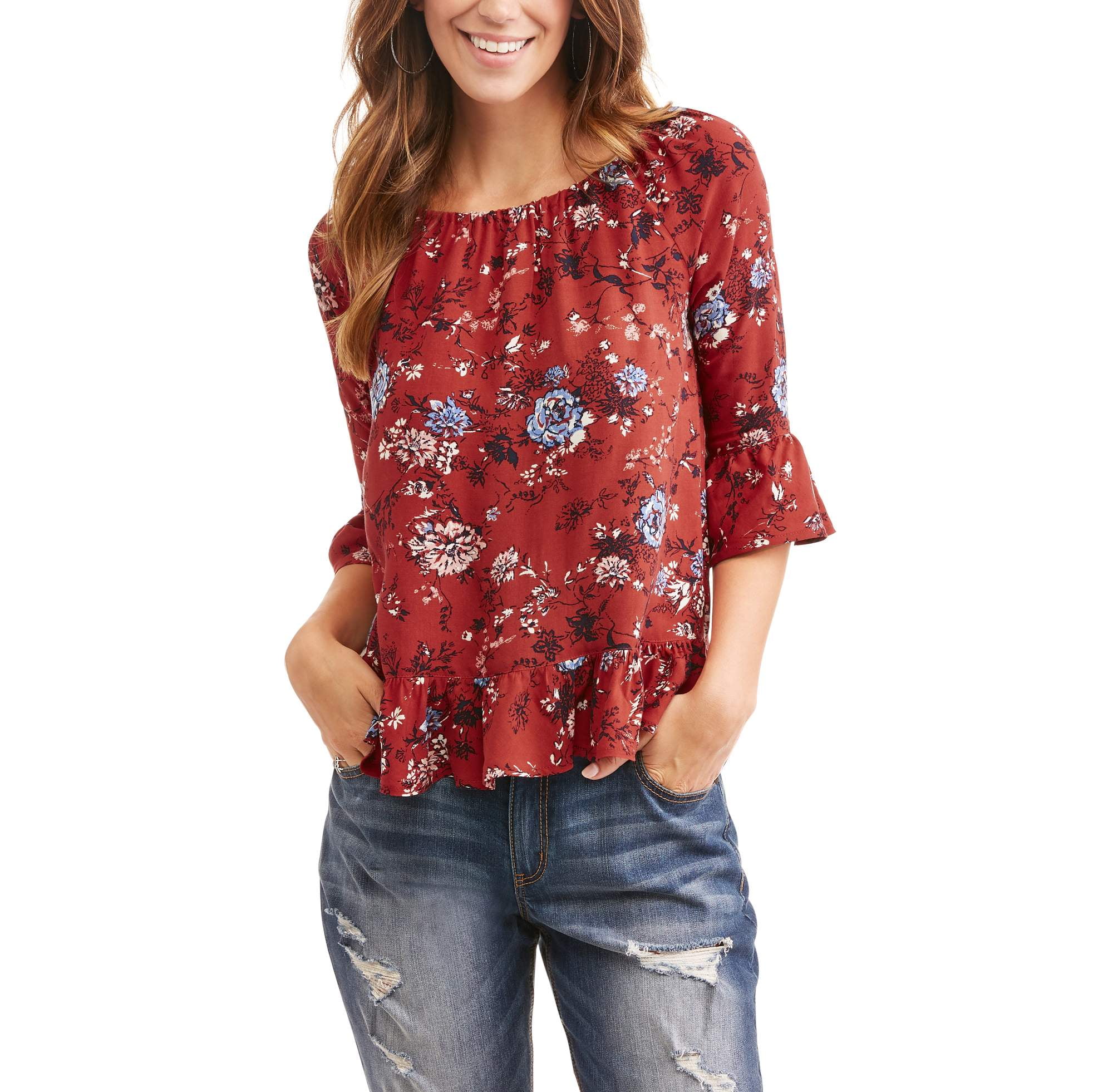 Turtle Silhouette Vintage Little Girls Short Sleeve Peplum Tee Tops