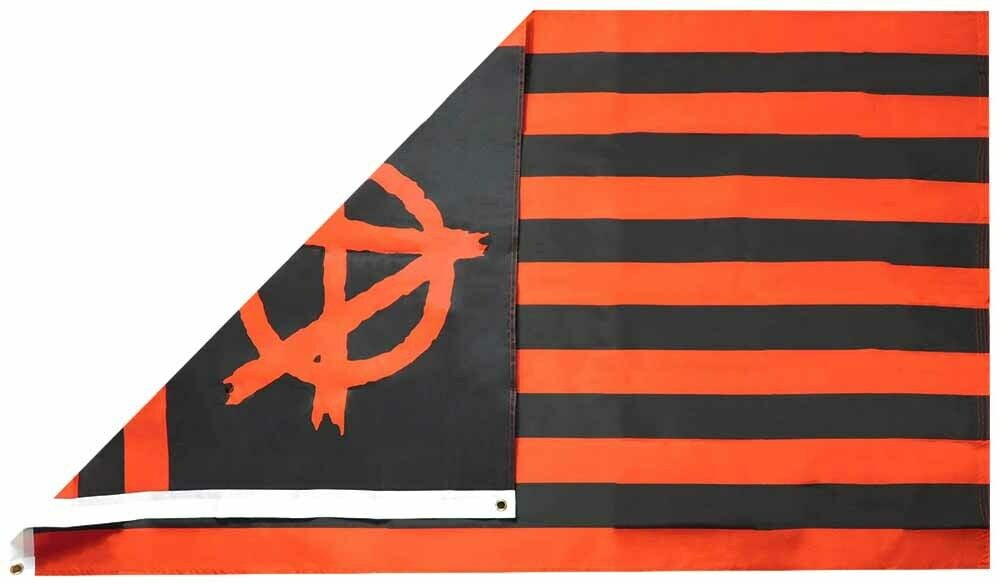3X5 USA Anarchy With Red Black Stripes F BIDEN 3'x5' Polyester Flag Banner