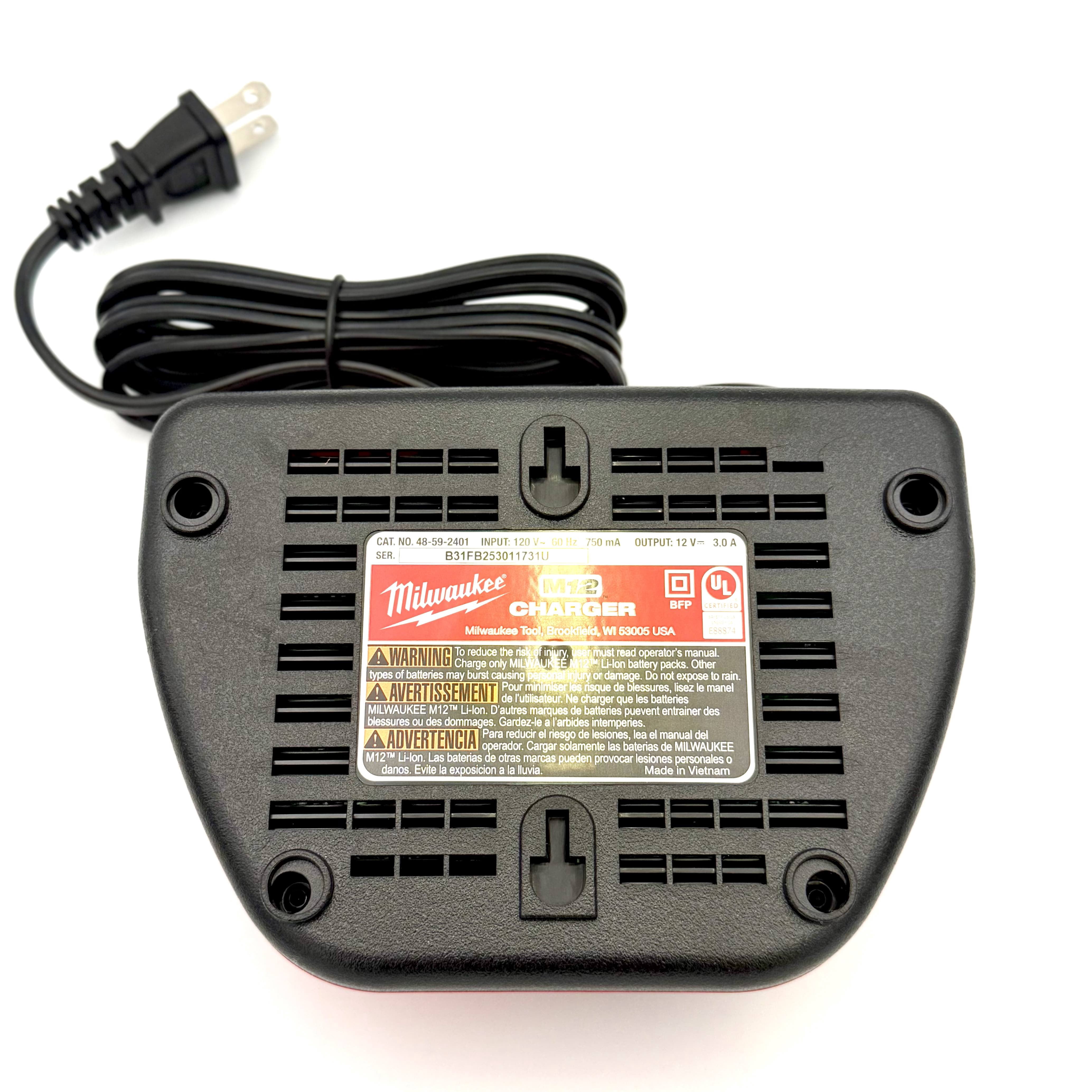 Milwaukee 48-59-2401 - M12 12V Li-Ion Battery Charger