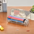 thumbnail image 7 of Wobogo Entomologist Clear Pencil Case Plastic Pencilboxes Stackable Design Study Materials for Classroom Office, 7 of 7
